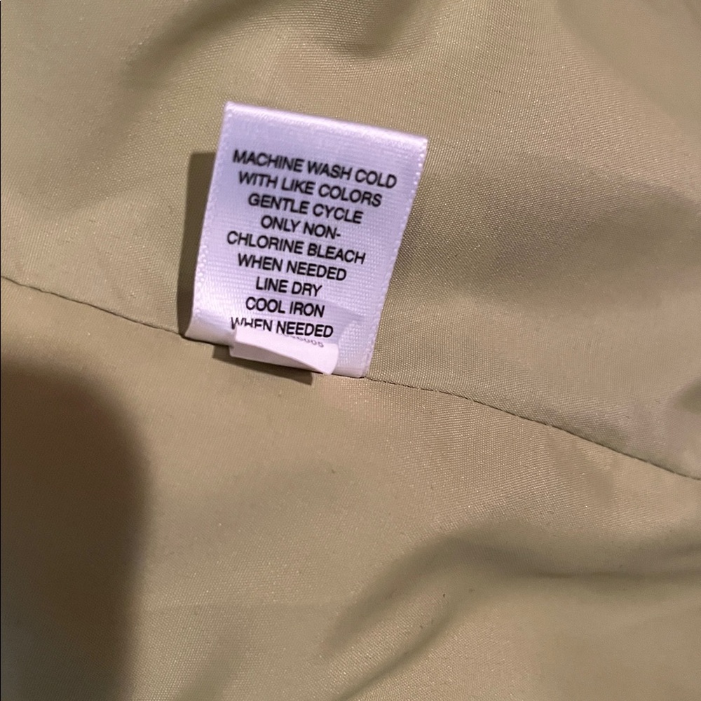 3/$15. Ladies Merona trench coat XL - Picture 7 of 10